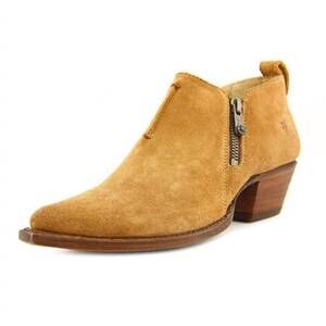 NEW FRYE women's sacha moto shortie boots in sand